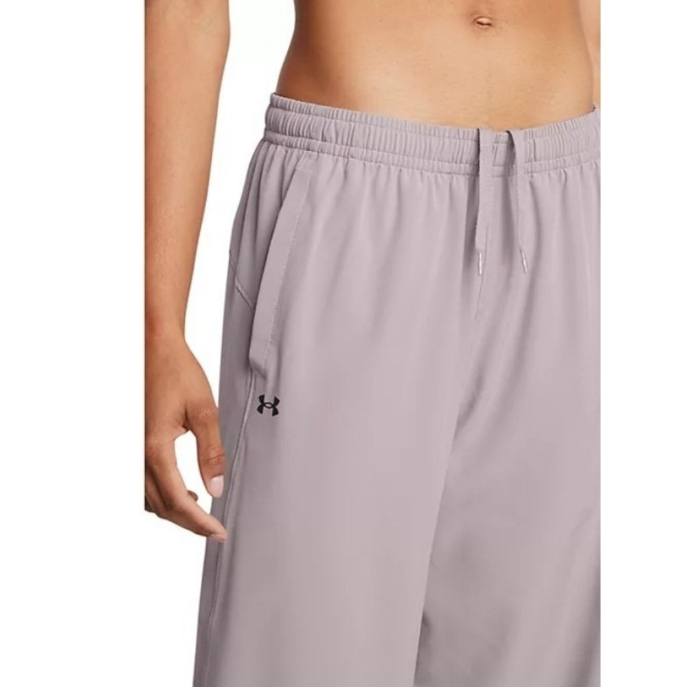 Under Armour Womens Motion Wide Leg Pants Grey Athletic Trousers Small